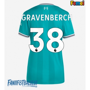 Liverpool Ryan Gravenberch #38 Tricou Fotbal Replică 2025-26 Femei Treilea